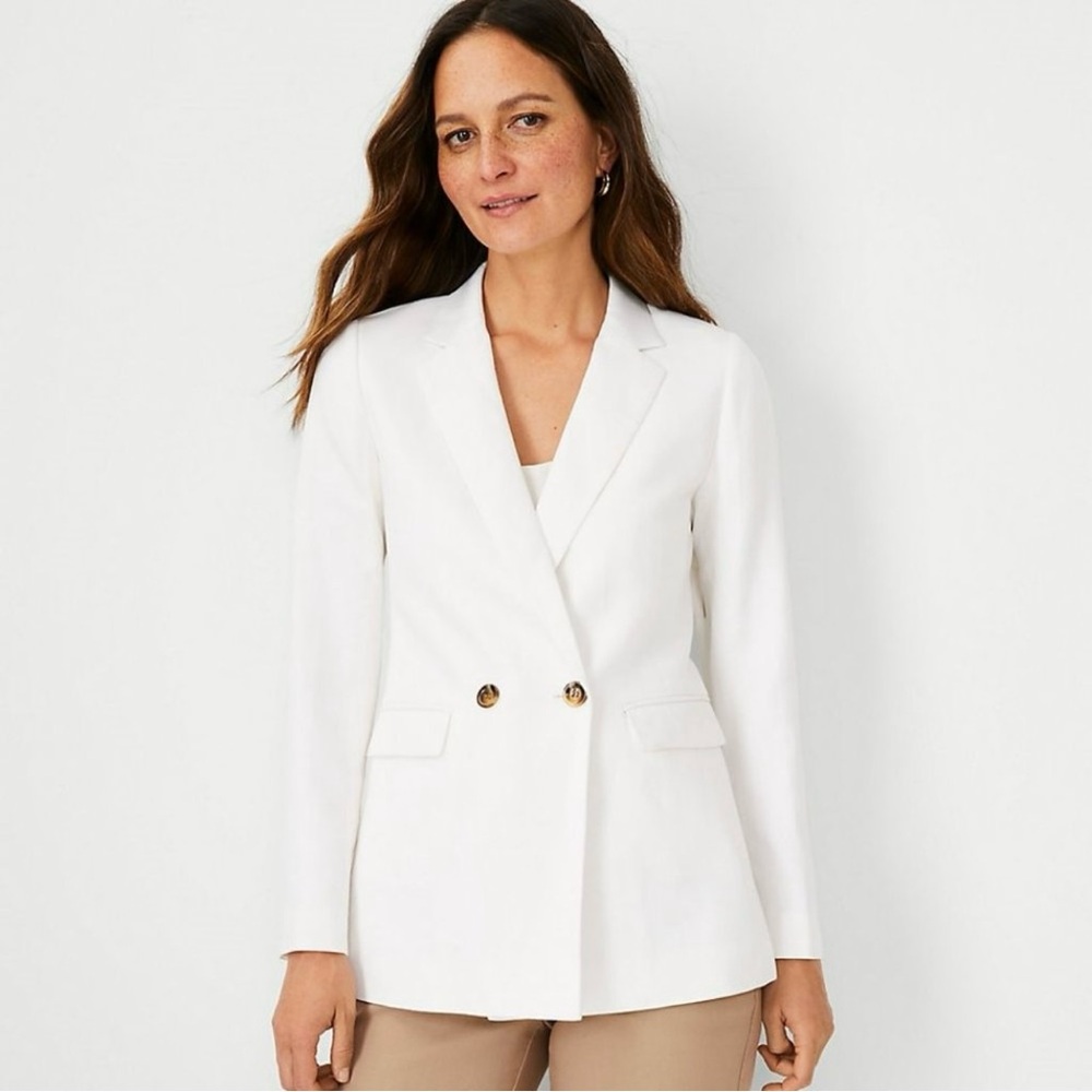 Ann Taylor Relaxed Long Blazer